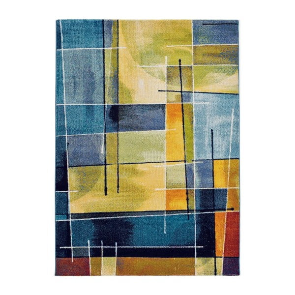 Sinine ja kollane vaip Lenny Multi, 140 x 200 cm - Universal