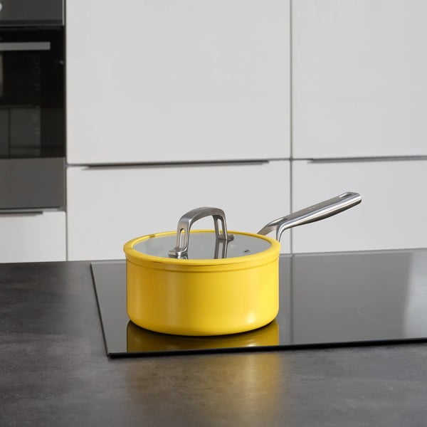 Alumiiniumist pott induktsioonpliidile koos kaane ja mittenakkuva pinnaga  2,4 l Meda 3.0 - FABINI-image-1