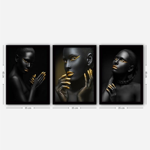 Maalid 3 tk 35x45 cm komplektis - Wallity-image-2