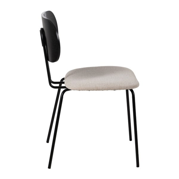 Valged-mustad söögitoolid 4 tk komplektis Cleo - Ixia-image-3