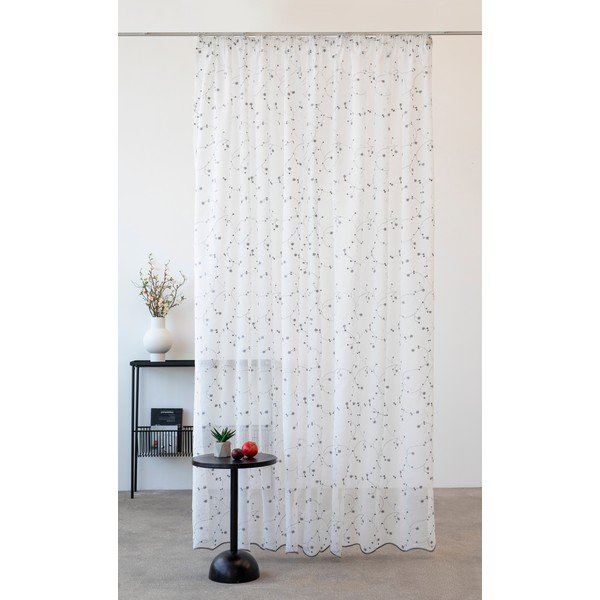 Valge kardin 300x260 cm Muza - Mendola Fabrics-image-1