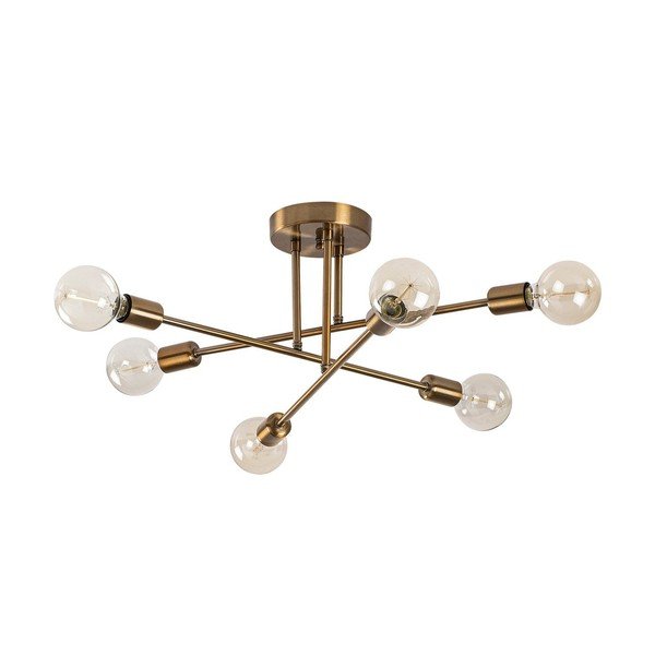 Kuldne laevalgusti 64x64 cm Flower - Opviq lights