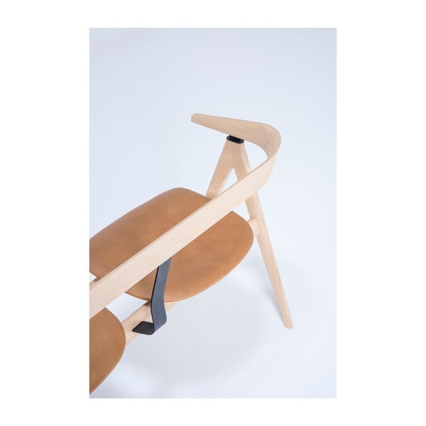 Tammepuust pink nahkistmega Ava - Gazzda-image-2