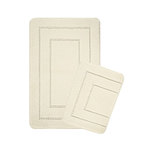 Kreemid vannitoamatid 2tk komplektis 50x80 cm Cerceve - Foutastic