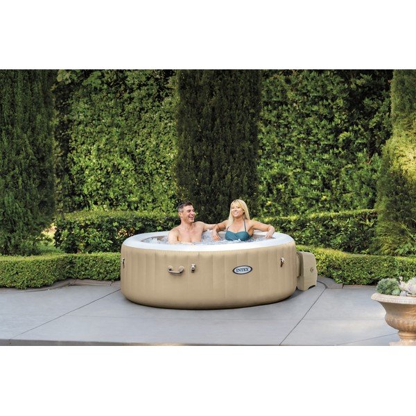 Täispuhutav mullivann 4-le ø 196 cm sügavus 71 cm Bubble HWS - Intex-image-1