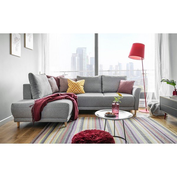 Helehall nurgas diivanvoodi, vasakpoolne nurgas Lovely Annie - Miuform-image-1