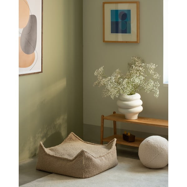 Helepruun laste bukleekangast kott-tool Square - Wigiwama-image-1