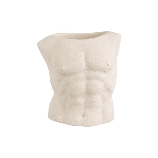 Valge vaas Mees, kõrgus 20,5 cm - PT LIVING-image-2
