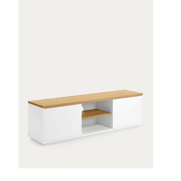 Valge tammespoonist TV-alus 150x44x36 cm Abilen - Kave Home-image-4