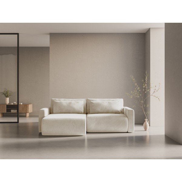 Beež sametist panipaigaga nurgadiivanvoodi Belfast - Cosmopolitan Design-image-1