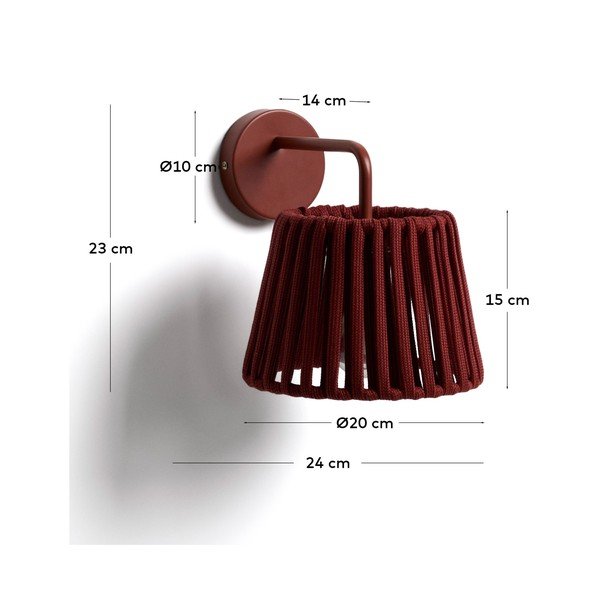LED-seinale paigaldatav päikeseenergial töötav õuevalgusti (kõrgus 23 cm) Aldet - Kave Home-image-4