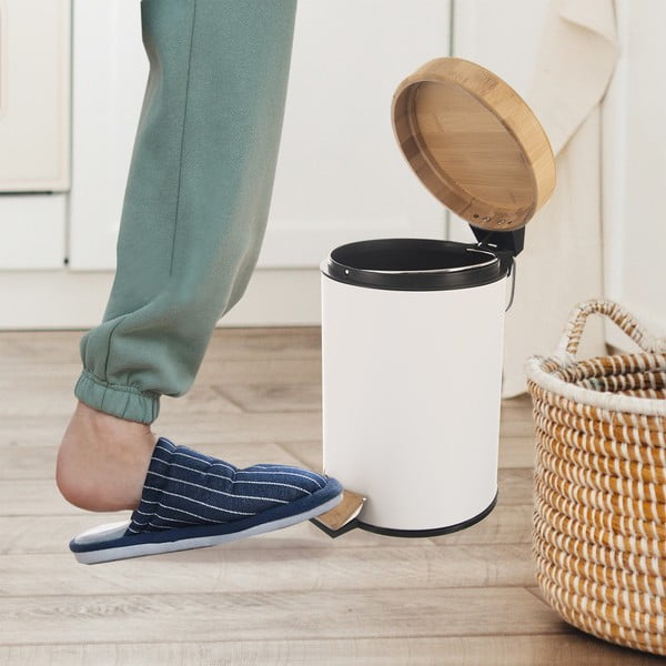 Pedaaliga metallist prügikast 3 l - Orion-image-1