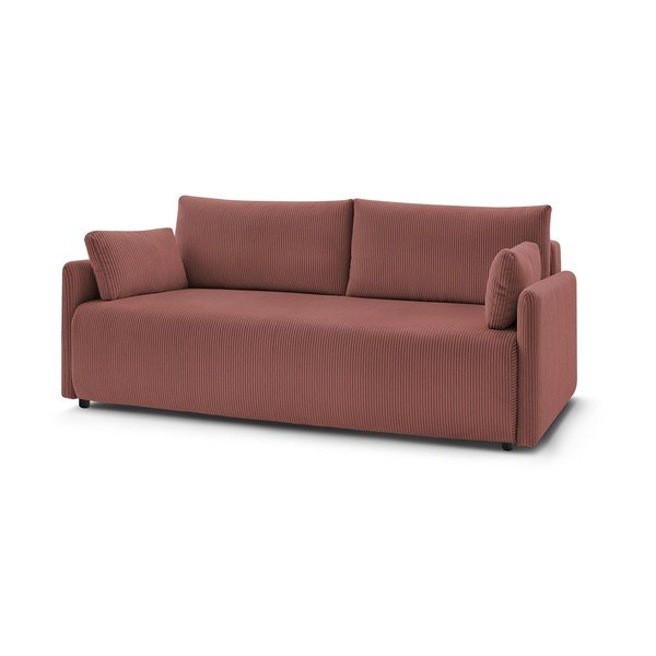 Roosa velvetist diivanvoodi 211 cm Marcel - Bobochic Paris-image-3