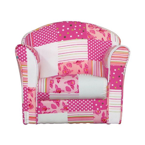 Dětské minikřeslo Pink Patchwork-image-2
