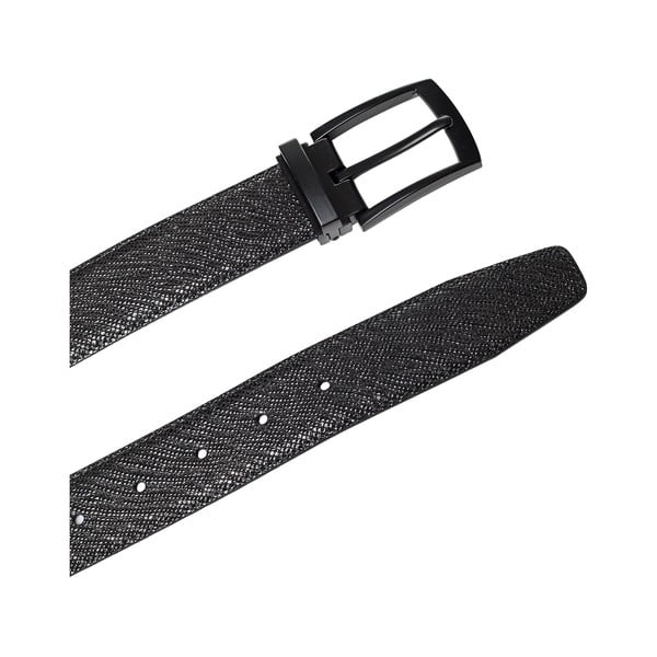 Mustast nahast meeste vöö Thor, pikkus 90 cm - Ferruccio Laconi-image-2