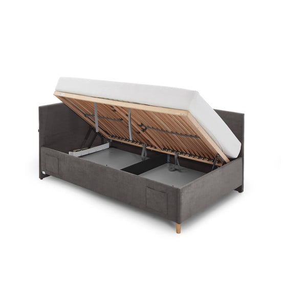 Antratsiitne laste nurgavoodi koos panipaigaga 90x200 cm Cool - Meise Möbel-image-2