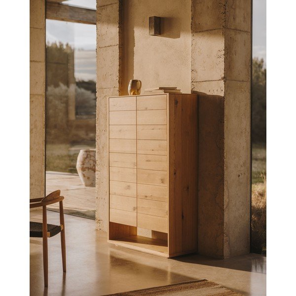 Tammedekooriga kapp 100x163,5 cm Alguema - Kave Home-image-1