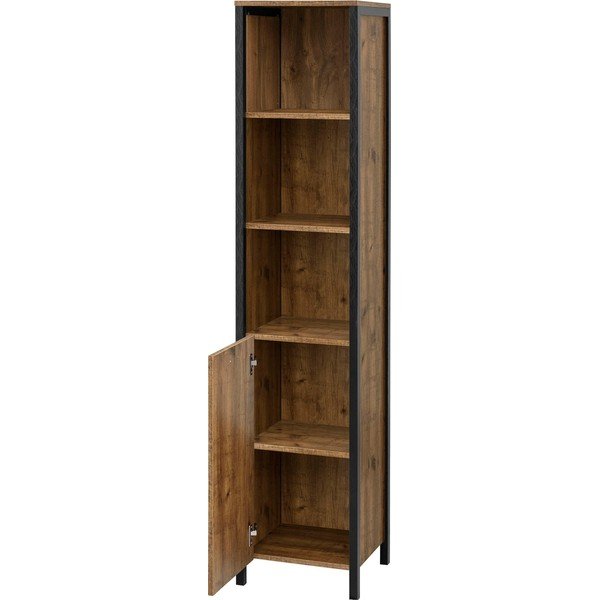 Tumepruun vannitoakapp , 38 x 175 cm Werra - Støraa-image-2