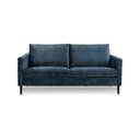 Tumesinine sametne diivan 153 cm Adagio - Scandic