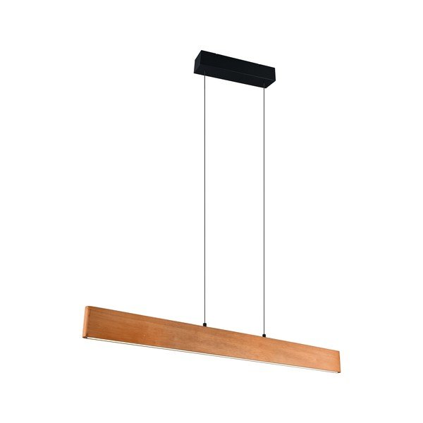 LED-rippvalgusti puidust varjuga Edgewood - Trio-image-3