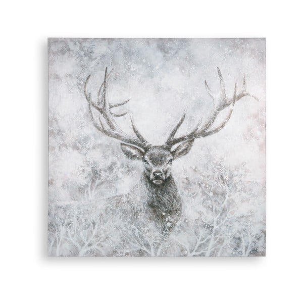 Seinamaal, 70 x 70 cm Autumn Stag - Art for the home