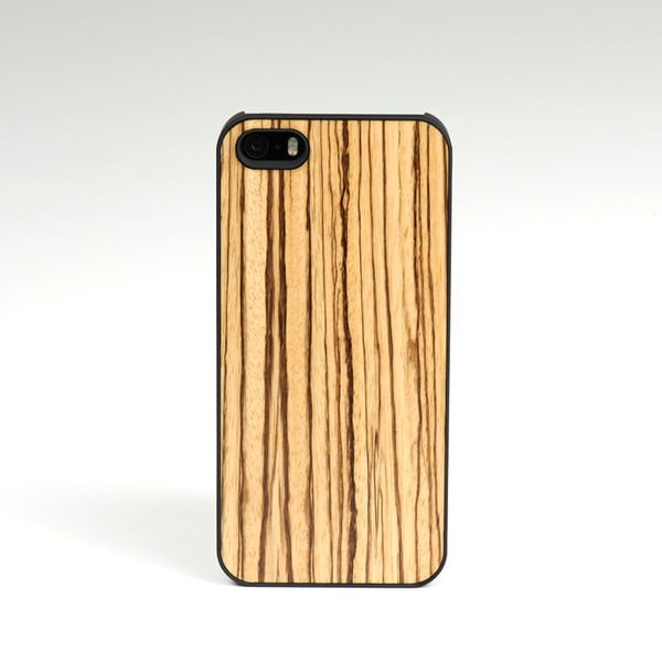 Dřevěný kryt na iPhone 5, zebrano