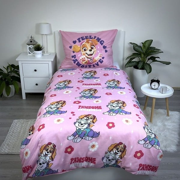 Laste üheinimesevoodipesu mikrokiust 140x200 cm Paw Patrol - Jerry Fabrics-image-2