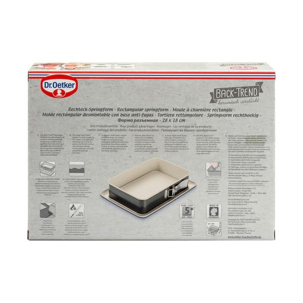 Terasest küpsetusplaat keraamilise pinnaga , 28 x 18 cm - Dr. Oetker-image-3