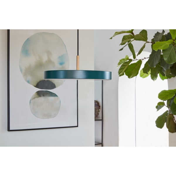 Tumeroheline LED rippvalgusti metallist lambivarjuga ø 31 cm Asteria Mini - UMAGE-image-3