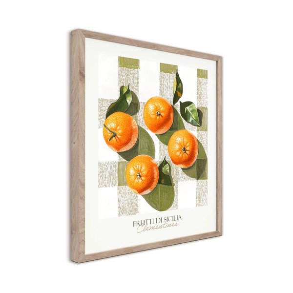 Trükitud pilt raamiga 40x50 cm Mandarines - Styler-image-4