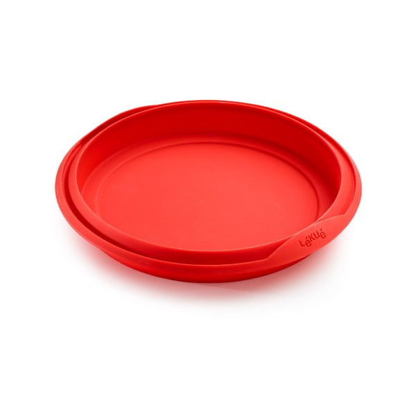 Červená silikonová forma na pečení Lékué, ⌀ 29 cm