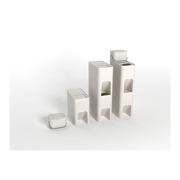 Valge kompostitav jäätmekonteiner 4 L Intelligent Waste - Joseph Joseph-image-3