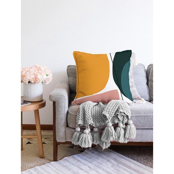Povlak na polštář s příměsí bavlny Minimalist Cushion Covers Artistry, 55 x 55 cm-image-2