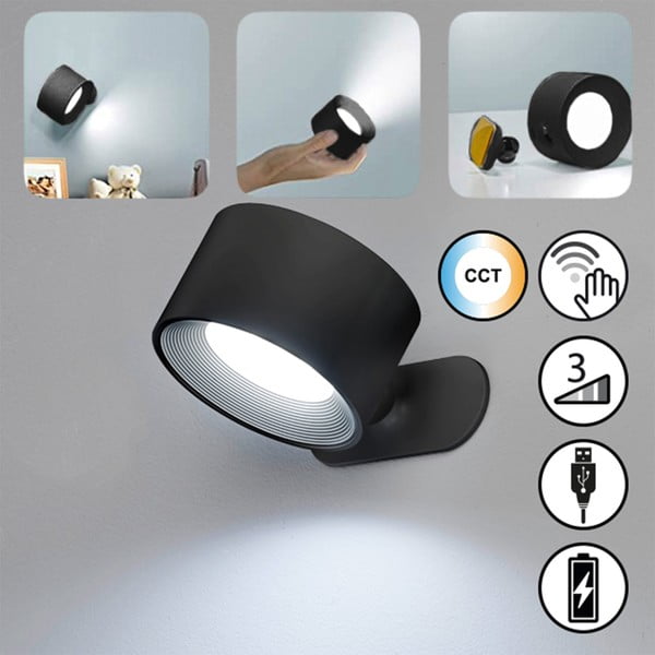 Must LED seinavalgusti Magnetics - Fischer & Honsel-image-2