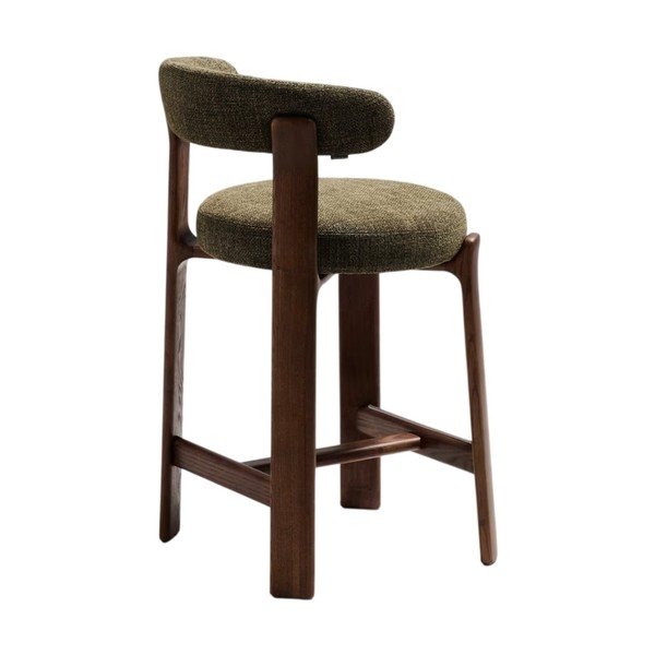 Roheline saarepuidust baaritool (istme kõrgus 65 cm) Granite - Kave Home-image-4