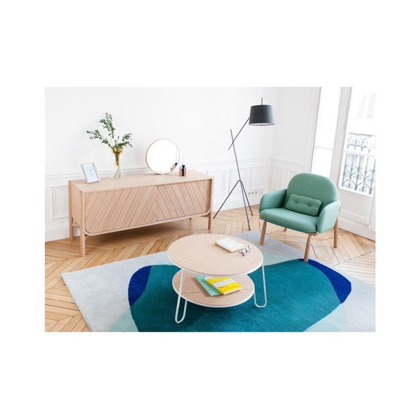 Zeleno-šedý koberec z čisté vlny HARTÔ Jane, 180 x 220 cm-image-3