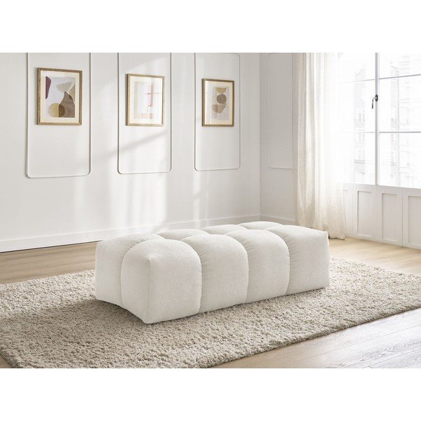 Valge buklee kangast jalapink Everest - Bobochic Paris-image-1