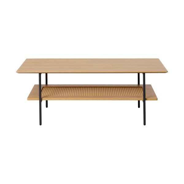 Naturaalses värvitoonis tammepuust kohvilaud 55x110 cm Pensacola - Unique Furniture-image-1