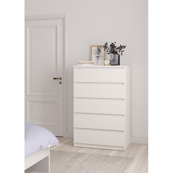 Valge kummut 77x121x50 cm Naia - Tvilum-image-1