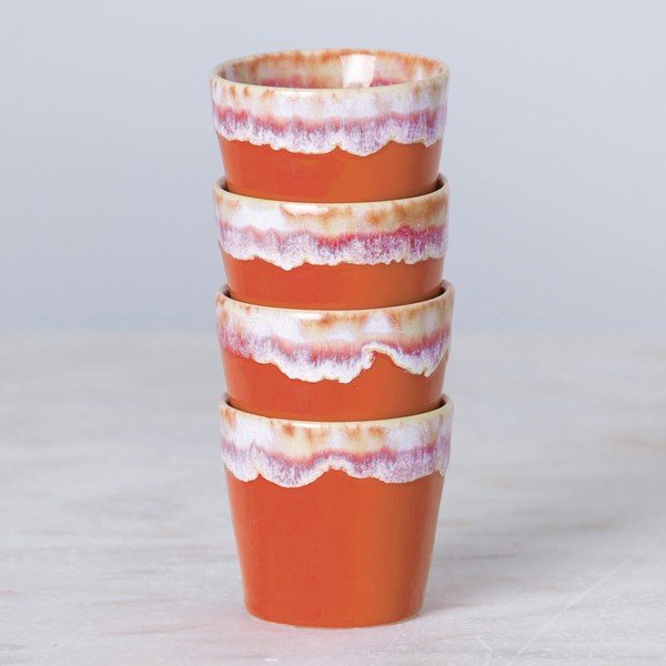 Valge-oranž kivikeraamikast espressotass, 210 ml Grespresso - Costa Nova-image-2