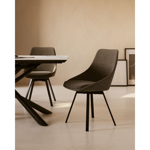 Tumehall söögitool Jenna - Kave Home-image-1