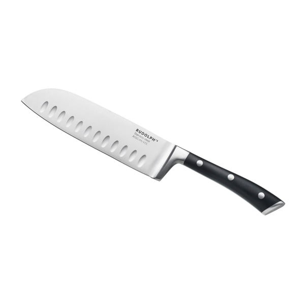 Kuchyňský nůž z nerezové oceli Bergner Rudolph Santoku, délka ostří 15,5 cm