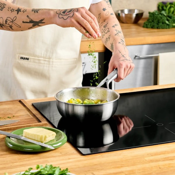 Roostevabast terasest pott induktsioonpliidile koos kaanega 1,5 l Lucca 3.0 - FABINI-image-1