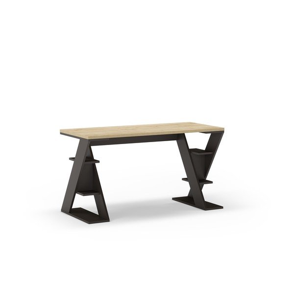 Tammedekooriga töölaud 60x137 cm Butterfly - Marckeric-image-2