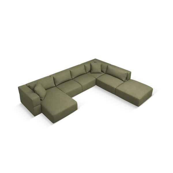 Heleroheline U-kujuline diivan, parem nurk Esther - Milo Casa-image-2