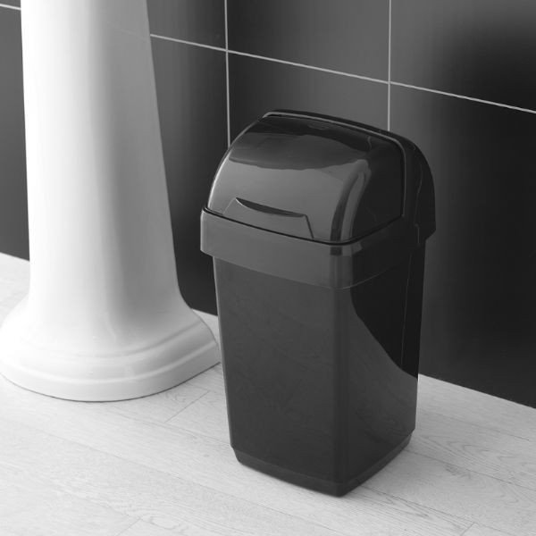 Must rullmahuti, 22,5 x 23 x 42,5 cm - Addis-image-1