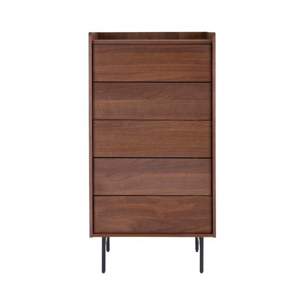 Tumeda naturaalse pähklipuust kummut 60x118,5x45 cm Örgryte - Jotex-image-2
