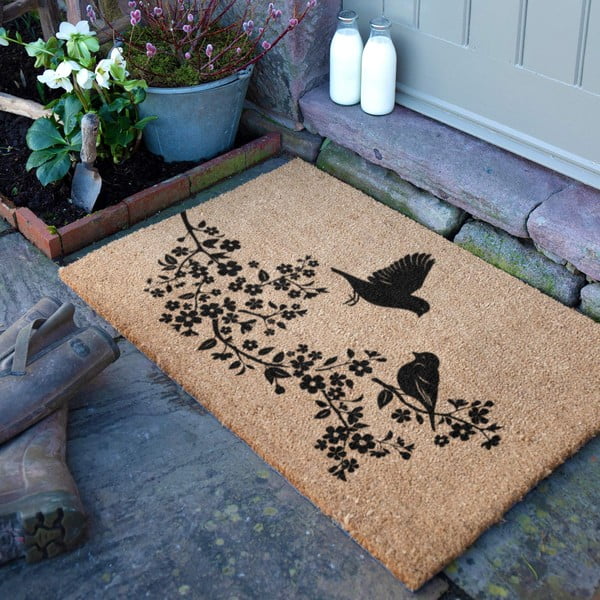 Uksematt 60x90 cm Birds On a Tree - Artsy Doormats-image-2