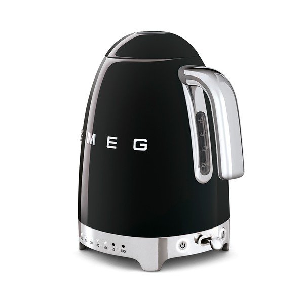 Must roostevabast terasest veekeetja 1,7 l Retro Style - SMEG-image-1
