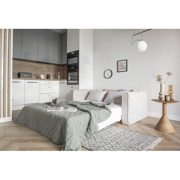 Valge diivanvoodi 168 cm Lucky Lucy - Miuform-image-3